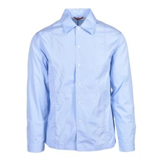 Barena Lipa Bagio Shirt - Heren - Casual Overhemden - Blauw - L - Katoen - Overhemden