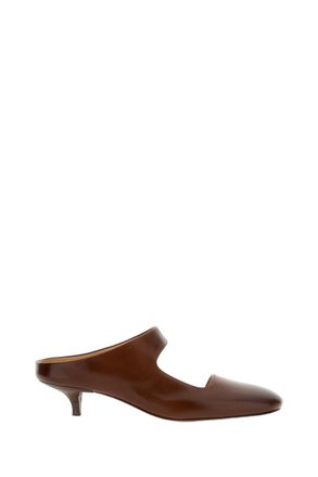 Mars&egrave;ll Brown Spianata Leather Mule