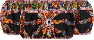 Dolce & Gabbana Womens Multicolor Cotton Pattern Shirt