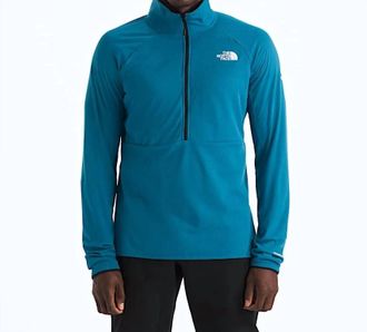 The North Face Summit Series Futurefleece Lt.5-Zip Top In Dusk Blue