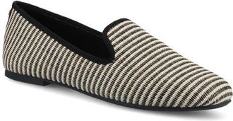 Birdies The Starling in Black/off White Raffia at Nordstrom, Size 7.5