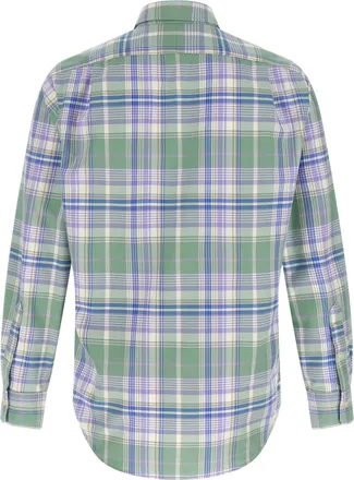 Polo Ralph Lauren Plaid Oxford Cotton Shirt - green