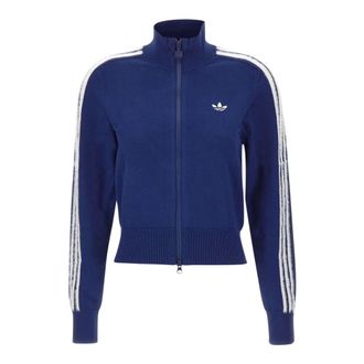 adidas Chaqueta de ch&aacute;ndal Knitted Firebird - Sport - Mujer - Azul - XS