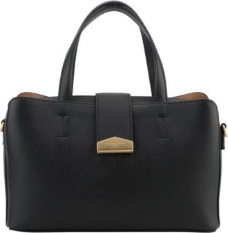 Pourchet Cavalcade Handtas - Dames - Handtassen - Zwart - ONE Size - Leer - Tassen