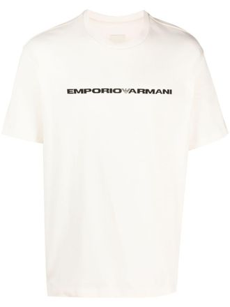 Emporio Armani T-shirt con stampa - Toni neutri