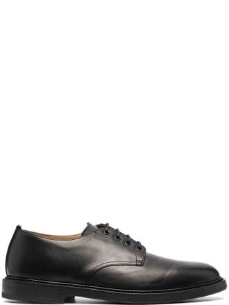 Henderson Black Derby Closed Lace-Up Leather Formal Shoes