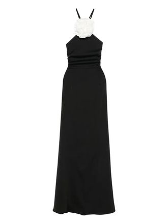 Rhizome Rosie maxi dress - women - Silk/Polyester - L - Black