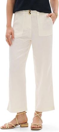 Hatley Whisper White Wide Leg Pants at Nordstrom, Size 12