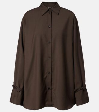 Toteme Oversized wool shirt