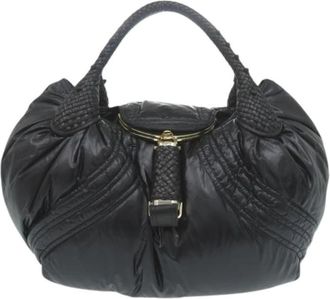 Fendi Pre-owned Vintage Handtas - Dames - Vintage Handtas - Zwart - ONE Size - Nylon - Vintage