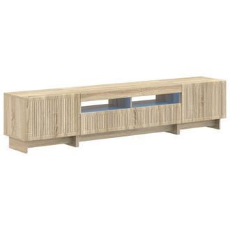 vidaXL Cabinet De Tv Led De 5 Piezas Roble Sonoma Madera De Ingenier&iacute;a Vidaxl