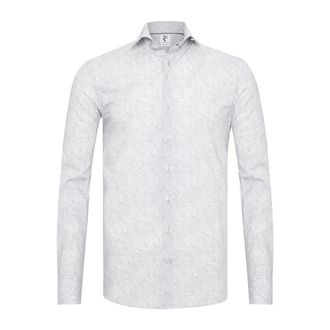 R2 Amsterdam Stijlvol Overhemd voor Mannen - Heren - Casual Overhemden - Wit - 2XL - Overhemden