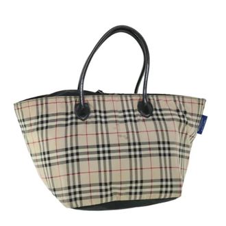 Burberry Pre-owned Tote Bags, female, Beige, Size: ONE SIZE Pre-owned Vintage Tote Bag