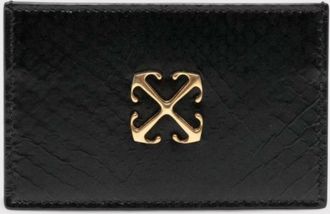 Off-white Womens Jitney Simple Card Ayers Black Cotton - One Size