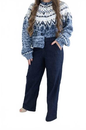 Dear John Denim Brandy Wide Leg Trouser Pants In Zodiac