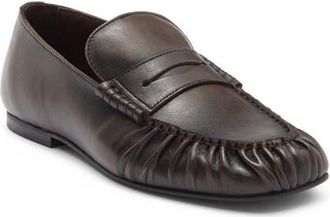 Alohas Aven Penny Loafer in Vintage Effect Brown at Nordstrom, Size 40