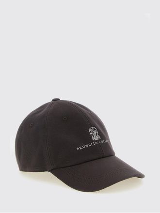 Brunello Cucinelli Cotton Baseball Cap with Embroidered Logo