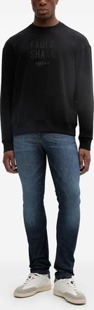 Karl Lagerfeld Jeans taglio regular con cinque tasche - Blu