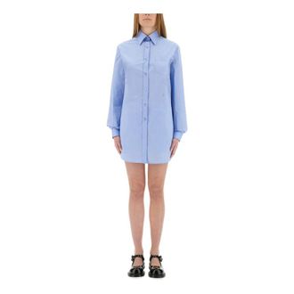 Moschino Tuta - female - Moschino - Shirt Dresses - Blue - M - Dresses
