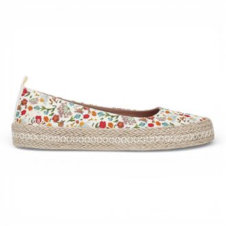 Blowfish Dames Bloemen Witte Ballet Ballerina Vrijetijdsschoenen - Benita