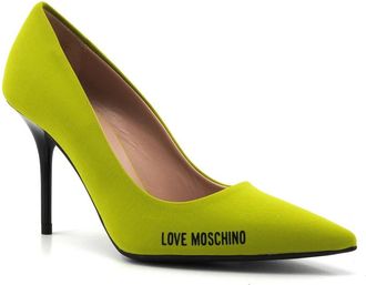 Love Moschino D&eacute;collet&eacute; - Dames - Pumps - Groen - 39 EU - Leer - Schoenen
