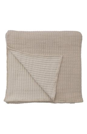 Pom Pom at Home Vancouver Cotton Gauze Coverlet in Natural at Nordstrom, Size King