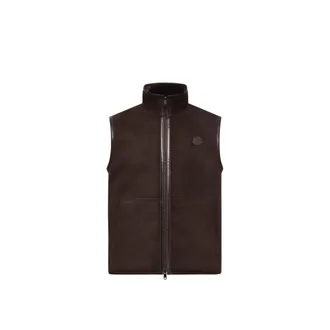 Moncler Moncler Rysfen Reversible Down Vest, Men, Brown, Size: 2