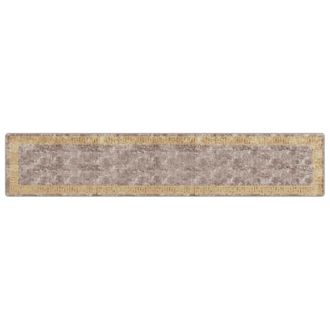 vidaXL Pasillo De Alfombra Marsa Gris 80 X 400 Cm Poli&eacute;ster Y Pvc Vidaxl