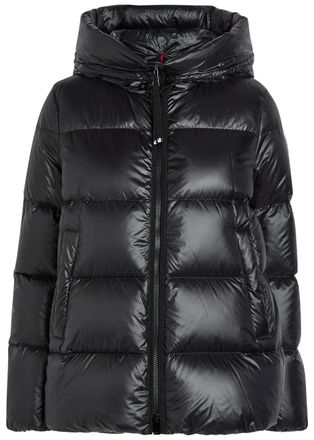 Moncler Serittes Hooded Shell Jacket - Black - 4 (UK 16 / XL)