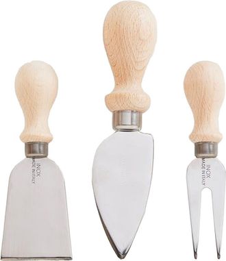 Verve Culture Italian Cheese Knives - Set of 3 in Brown at Nordstrom