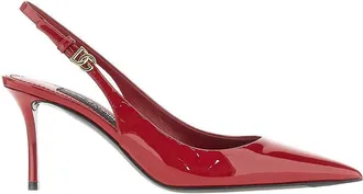 Dolce & Gabbana Patent leather slingback pumps Woman 37+