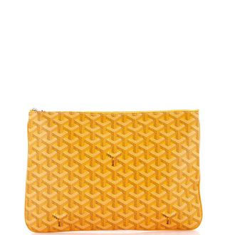 Goyard Senat Zip Pouch Coated Canvas MM