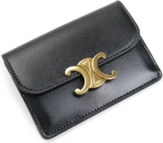 Celine Pre-owned Wallets, female, Black, Size: ONE SIZE Pre-owned Fur wallets