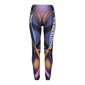 Dsquared2 Leggings con Logo - Trousers - Mujer - Multicolor - 2XS