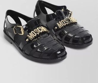 Moschino pvc sandals