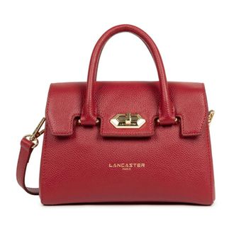 Lancaster Handbags, female, Red, Size: ONE SIZE Mini Milano Cosmos Handbag with Flap Closure