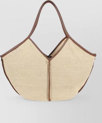 Hereu raffia tote bag