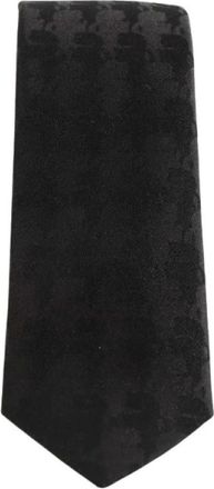 Karl Lagerfeld Strikdas - Heren - Stropdassen - Zwart - ONE Size - Polyester - Accessoires