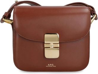 A.P.C. Grace Mini Bag - Bags - Mujer - Marr&oacute;n - ONE SIZE