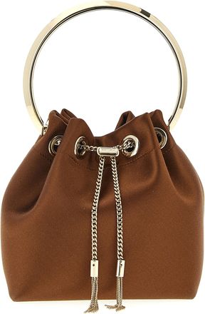 Jimmy Choo London Bon Bon Borse A Mano Marrone-Donna