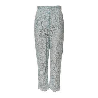 Dolce & Gabbana Donna, Pantaloni, Verde, S, new