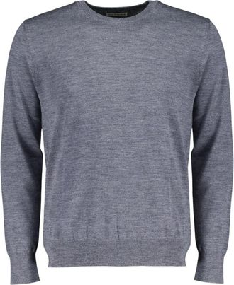 Autore Knit Spencer - Heren - Ronde hals truien - Grijs - L - Wol - Truien & Vesten