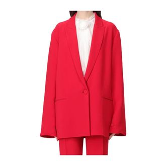 Alberta Ferretti Mujer, Chaquetas, Rojo, Talla: L