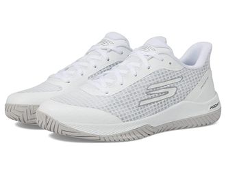 Skechers Go Train Arch Fit Viper Court Pro - Pickleball Womens Tennis Shoes White : 7.5 B - Medium, Synthetic/Textile