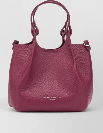 Gianni Chiarini shoulder bag textured finish top handles