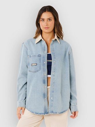 Rip Curl Surf Side Relaxed Denim Hemd blau