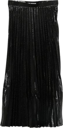 Junya Watanabe Gonna plissettata - Nero