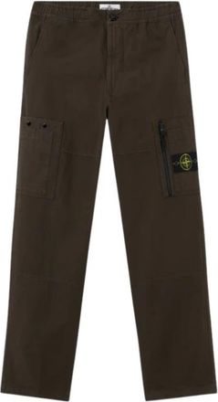 Stone Island Rechte broeken - Heren - Straight fit broeken - Bruin - W31 - Broeken