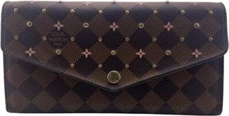 Louis Vuitton Pre-owned Portafoglio lungo (a libro) - - Pre-owned - Donna - Marrone - ONE SIZE