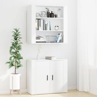 Berkfield Home Highboard White Engineered Wood